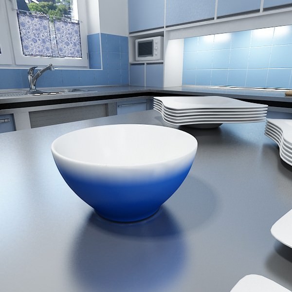 Basket and bowls collection 14 items 3D model_64