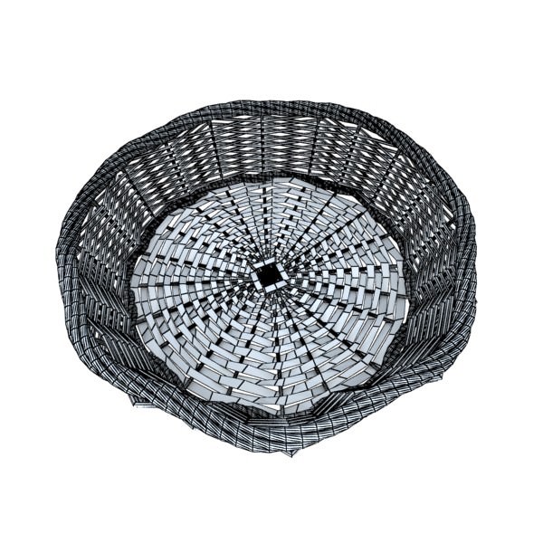 Basket and bowls collection 14 items 3D model_51