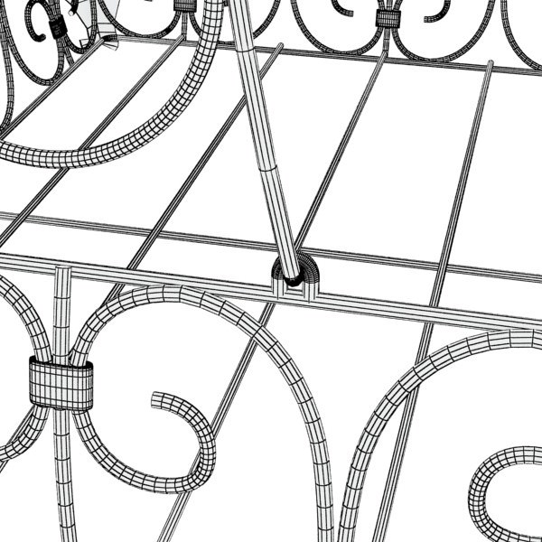 Basket and bowls collection 14 items 3D model_42