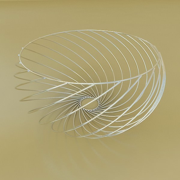 Basket and bowls collection 14 items 3D model_11