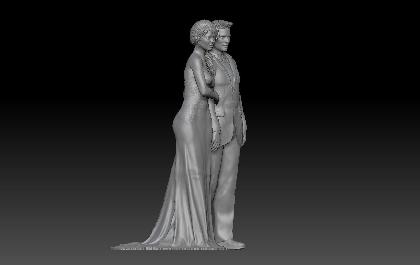 NEW WEDDING BRIDE 3 3D print model_3