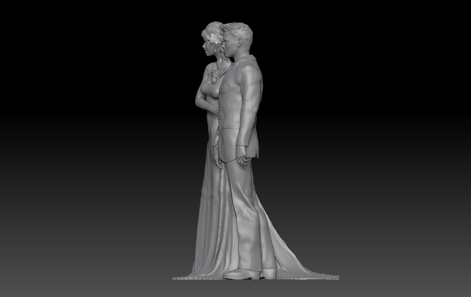 NEW WEDDING BRIDE 3 3D print model_1