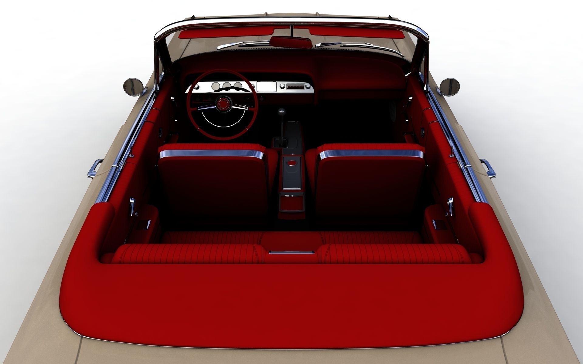 Chevy Impala SS Convertible 1962 3D model_20