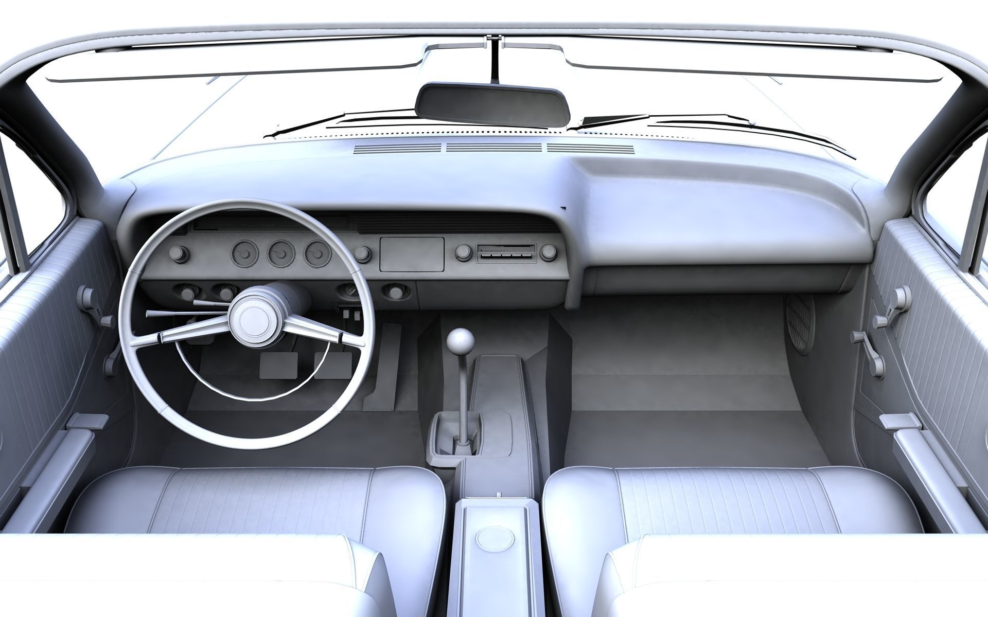 Chevy Impala SS Convertible 1962 3D model_22