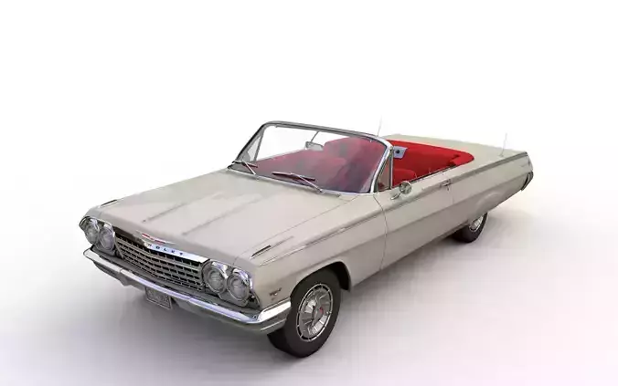 Chevy Impala SS Convertible 1962 3D model