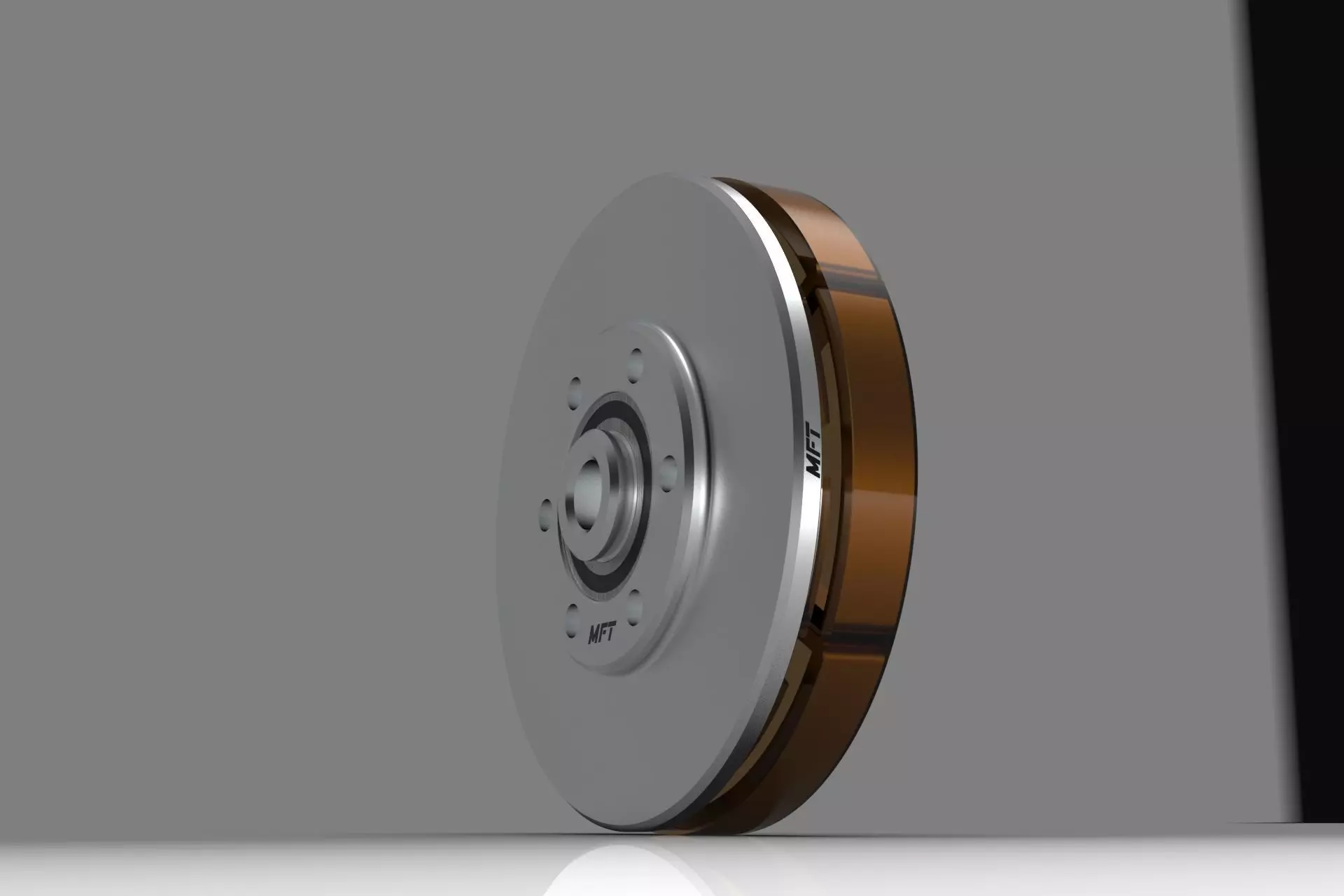 Axial Flux Coreless BLDC Motor 3D model_0