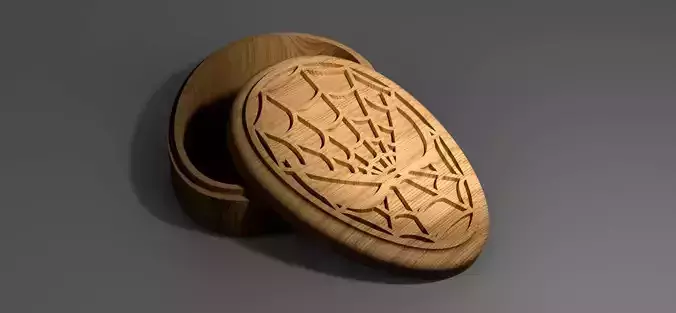 V-carved Spiderman box eps svg CNC router and