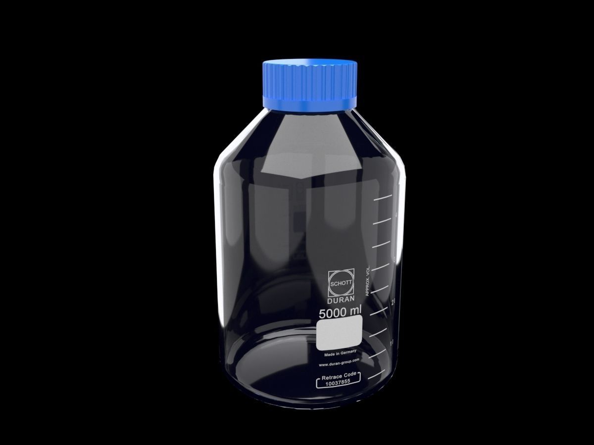 Lab Bottle 3D model_1