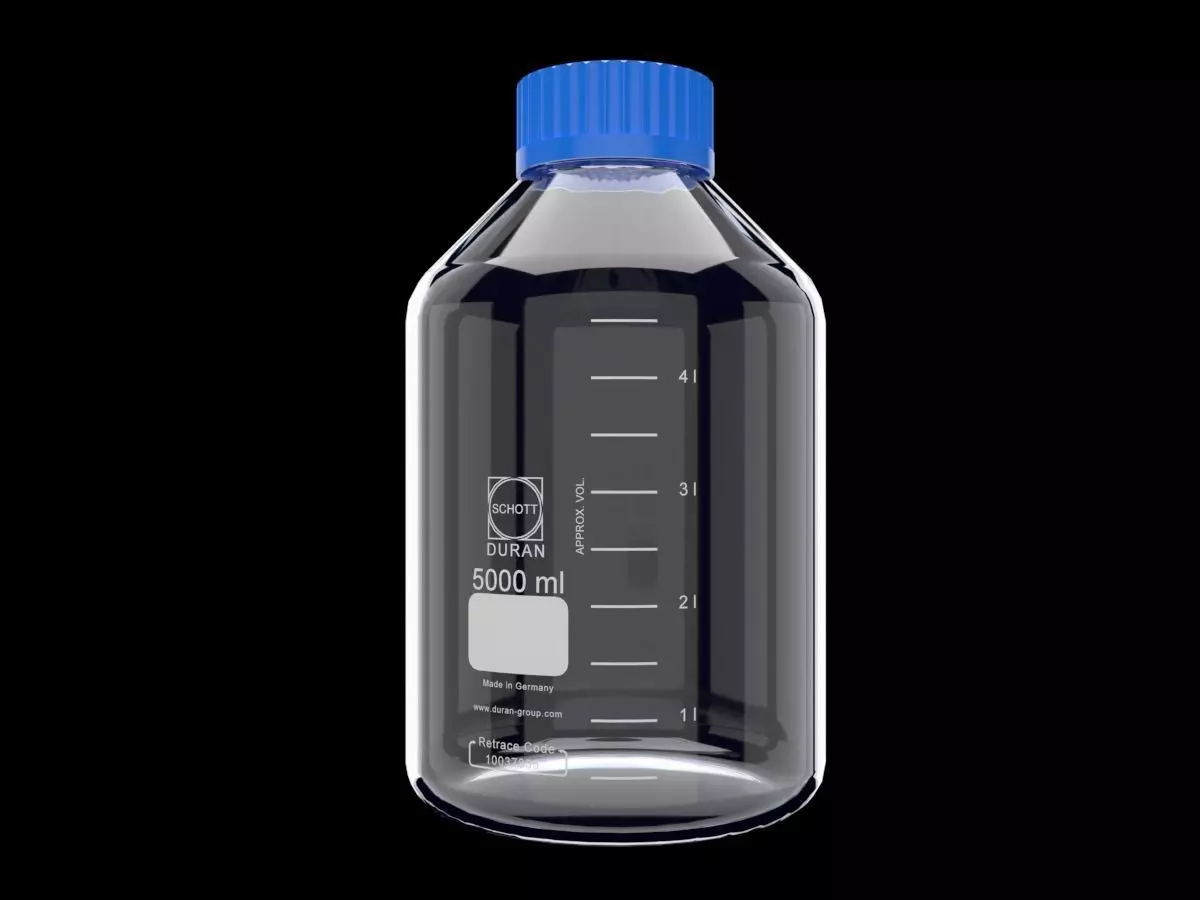 Lab Bottle 3D model_0
