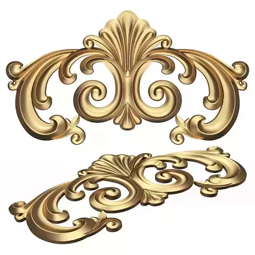 Carved Plaster Molding Decoration 021