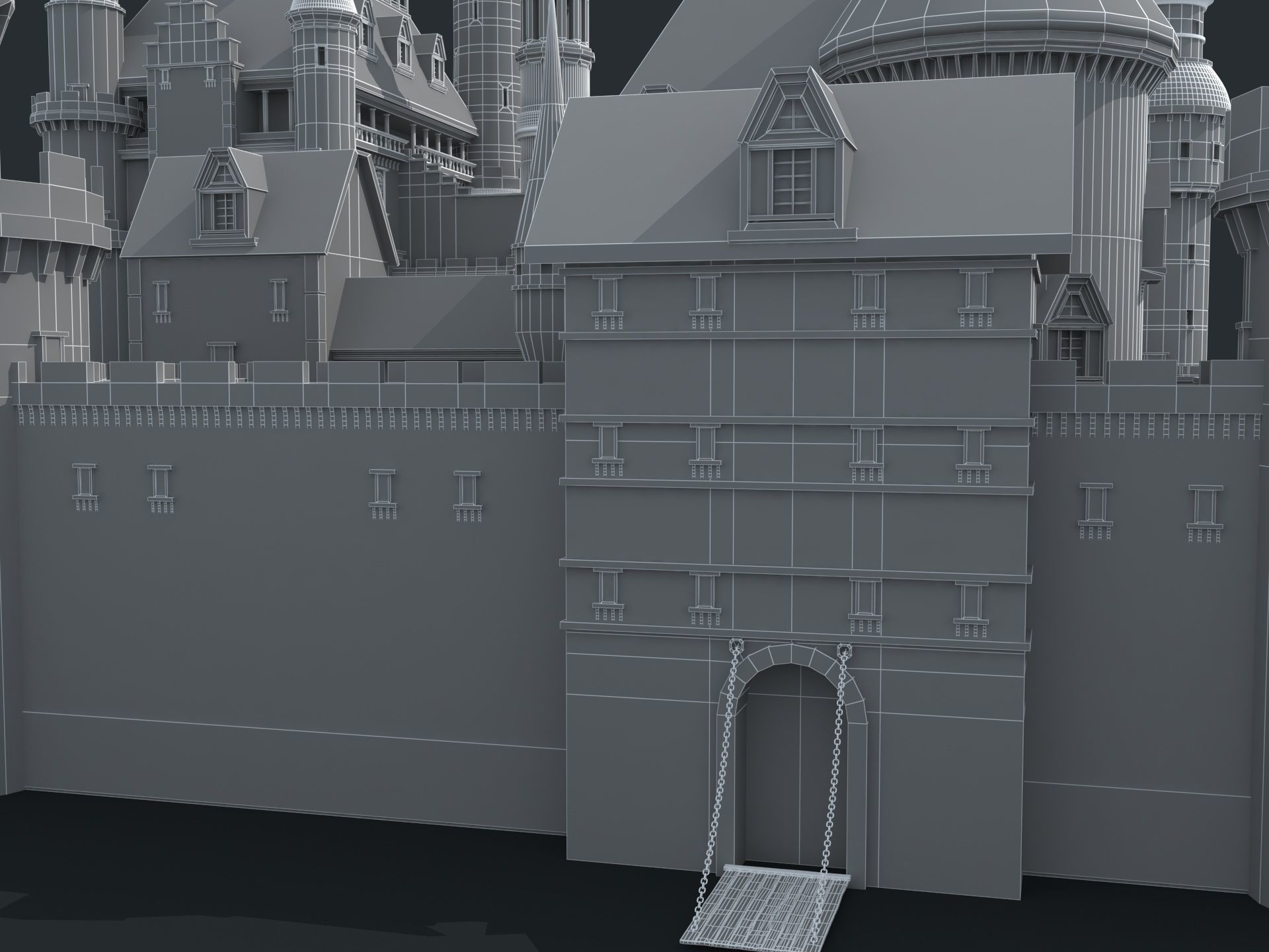 Castle 3D model_19