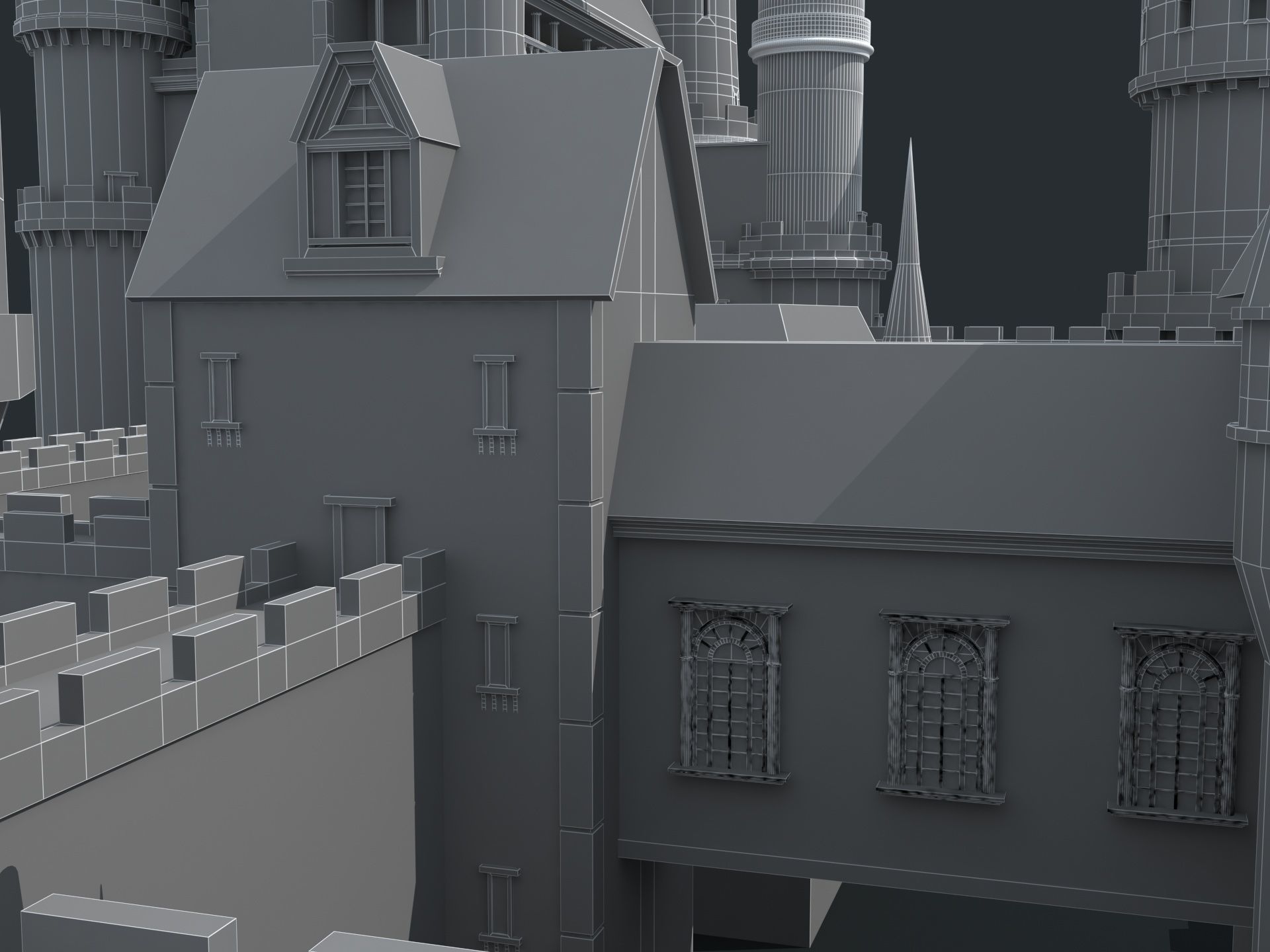 Castle 3D model_21