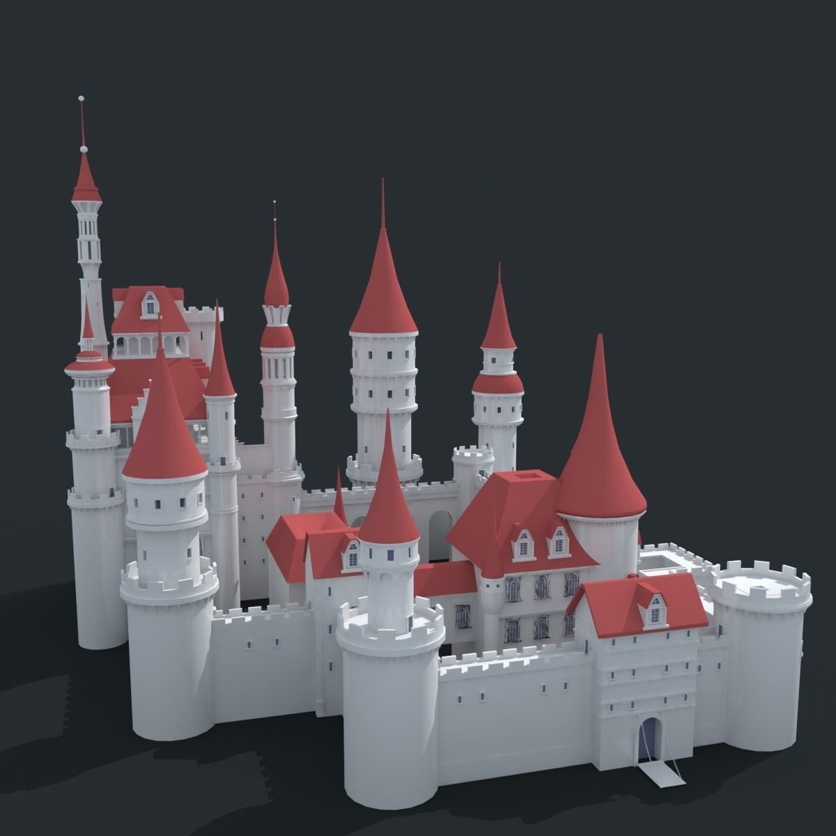 Castle 3D model_13