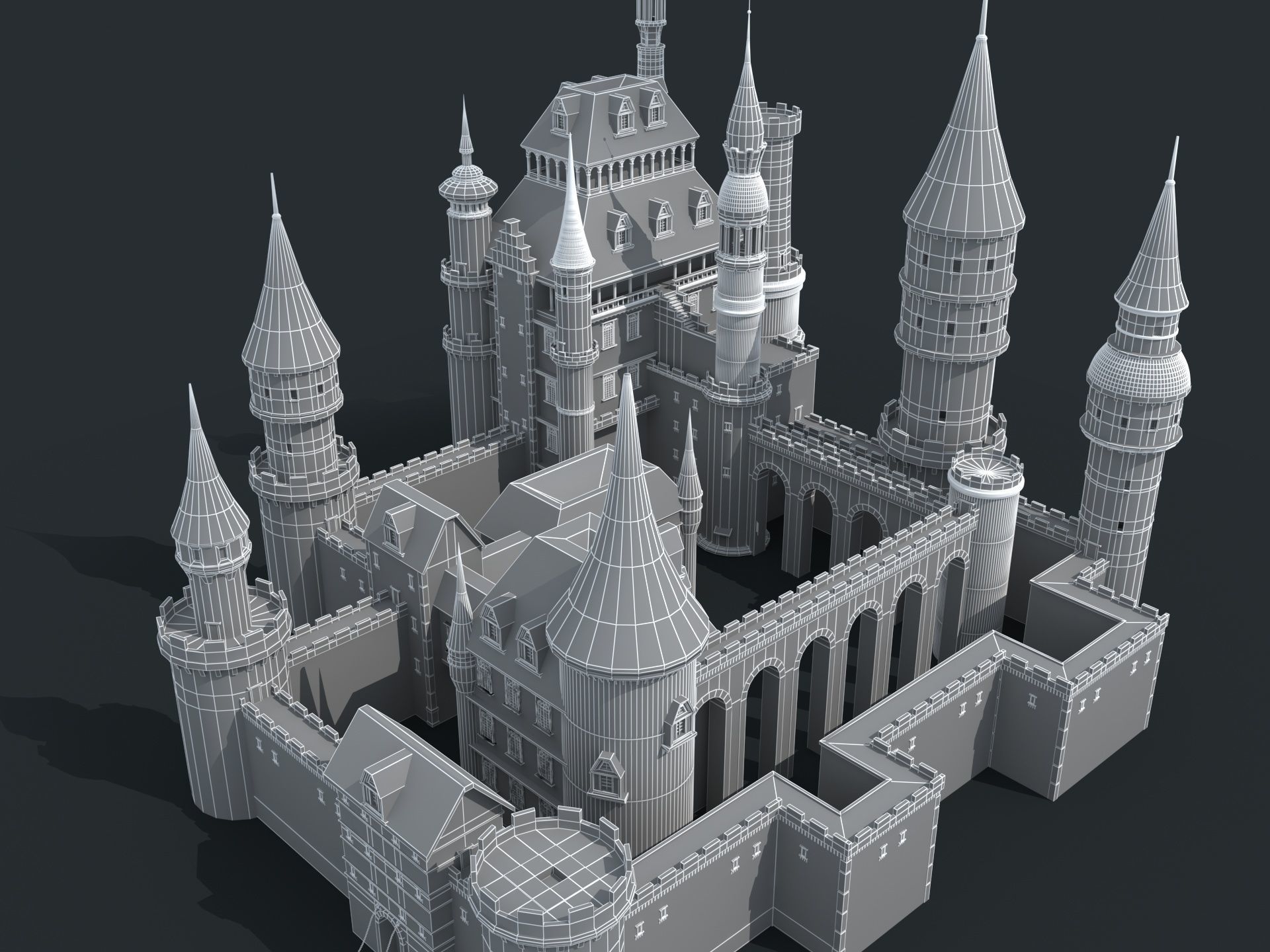 Castle 3D model_18