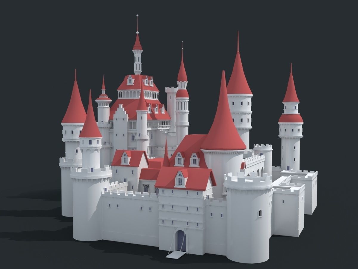 Castle 3D model_1