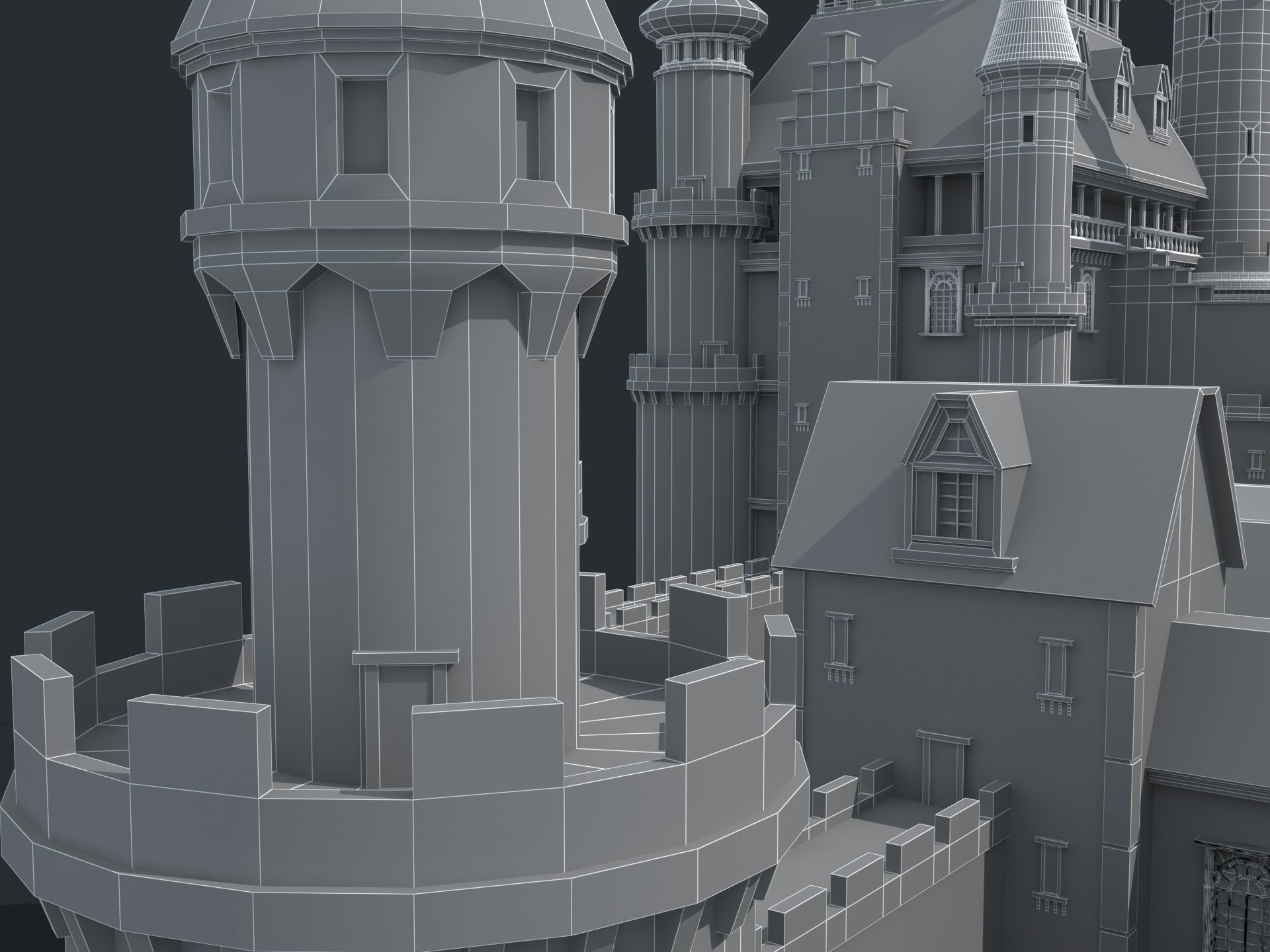 Castle 3D model_23