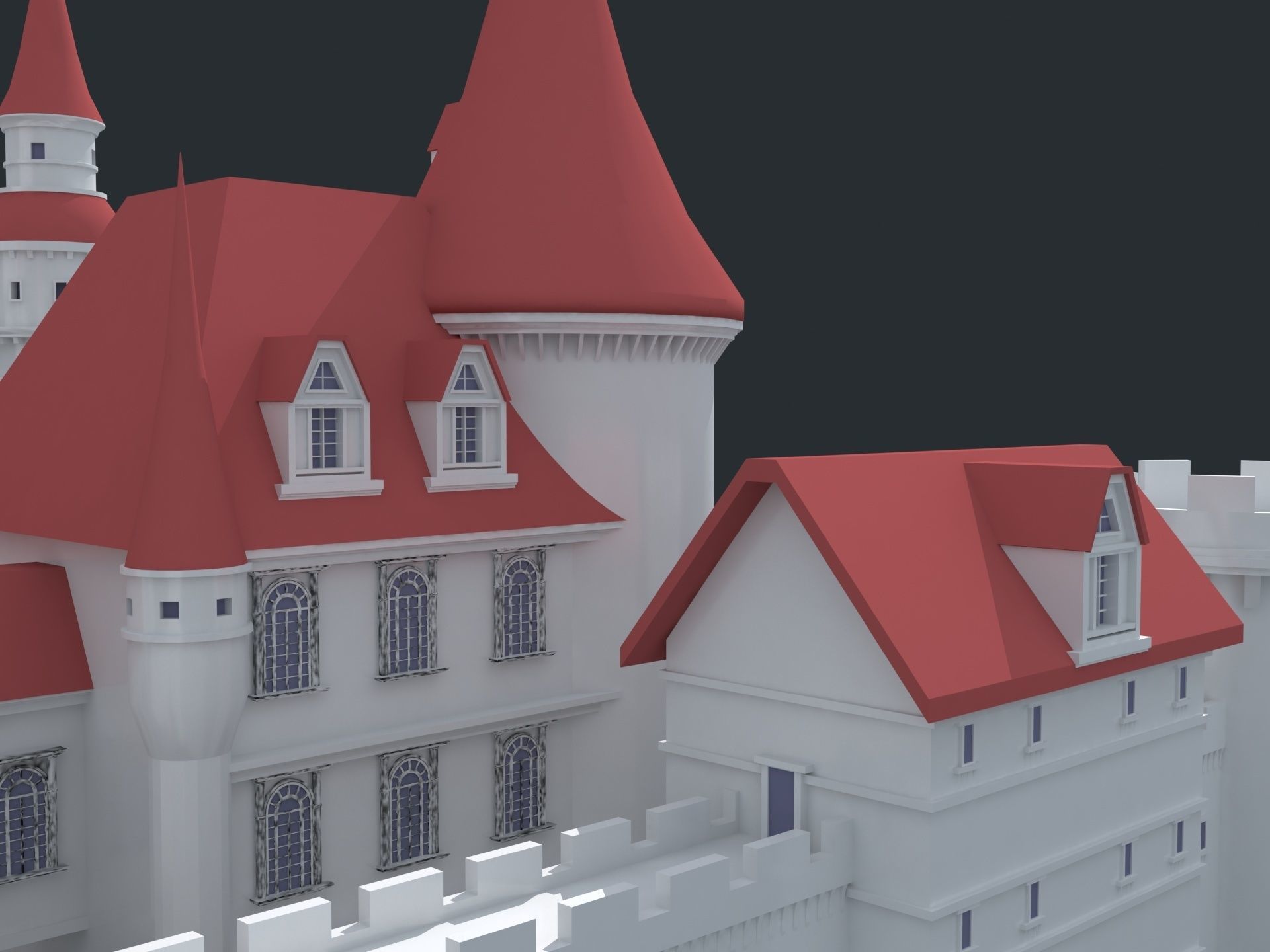 Castle 3D model_8