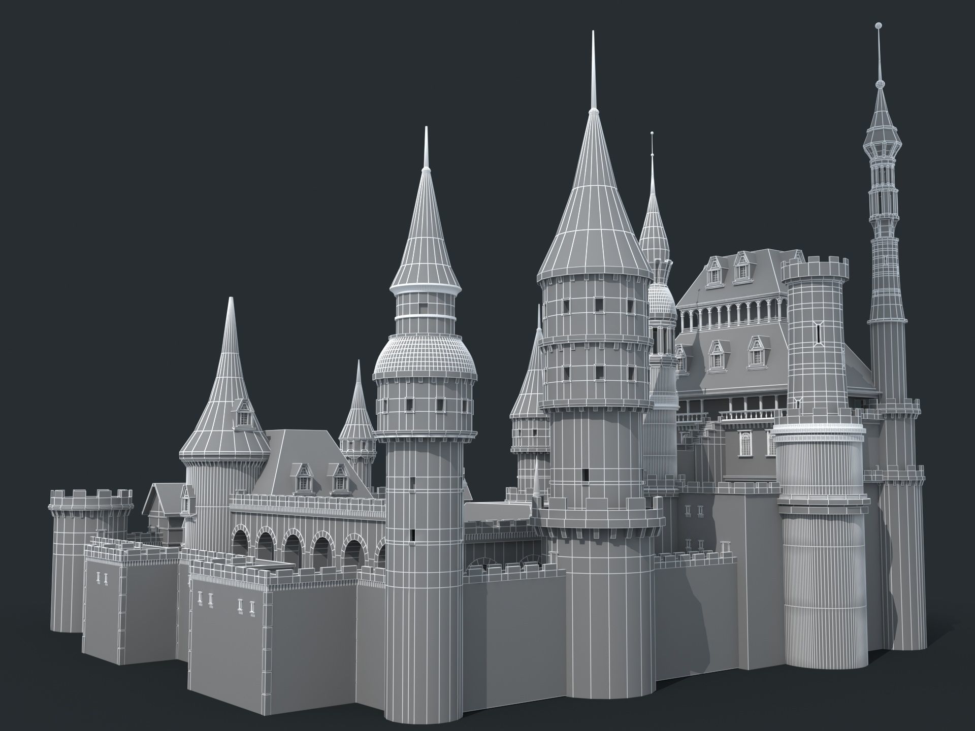 Castle 3D model_17