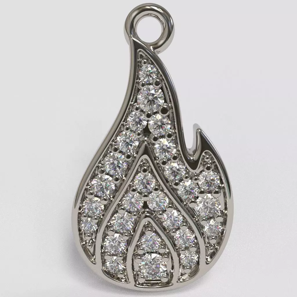 The Fire Charm 3D print model_0