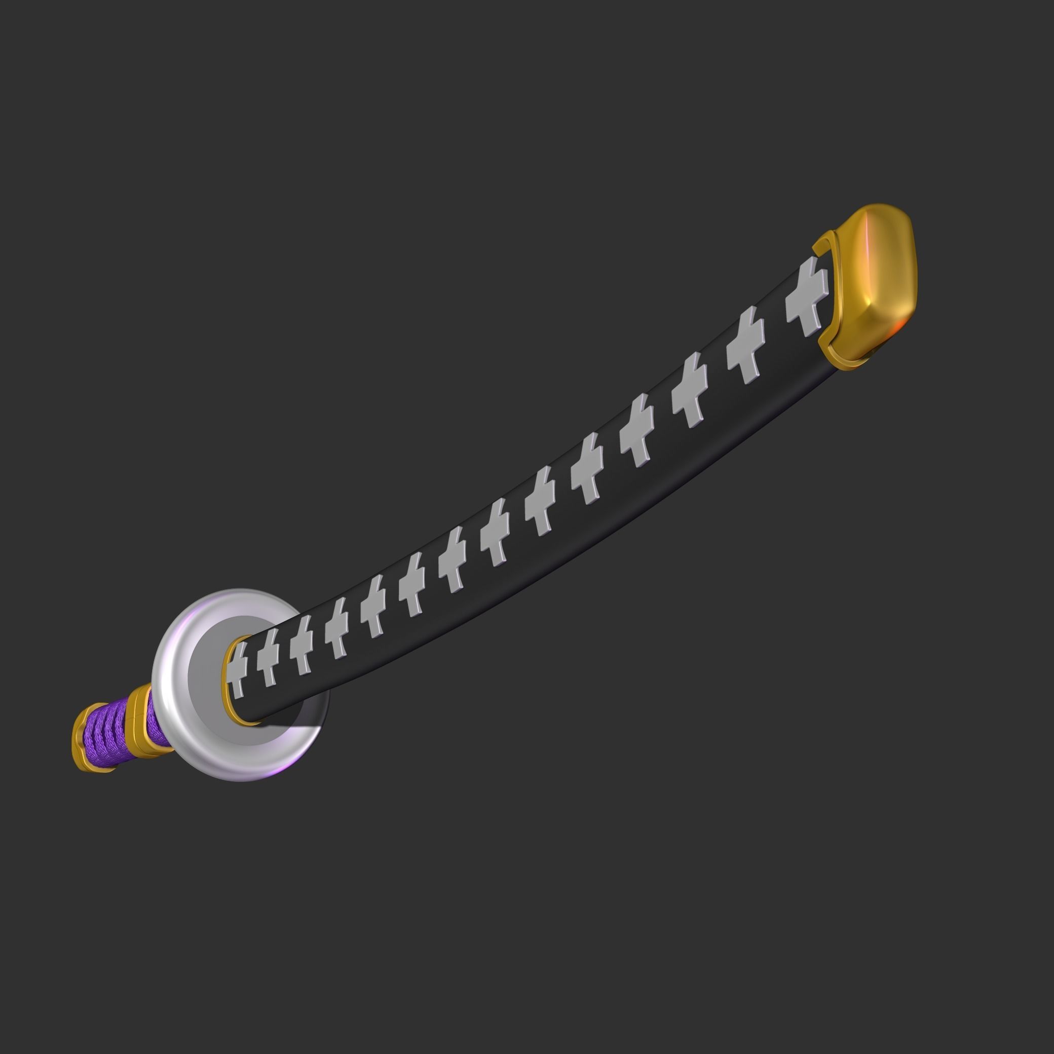 Kikoku Sword Trafalgar Law 3D print model_1