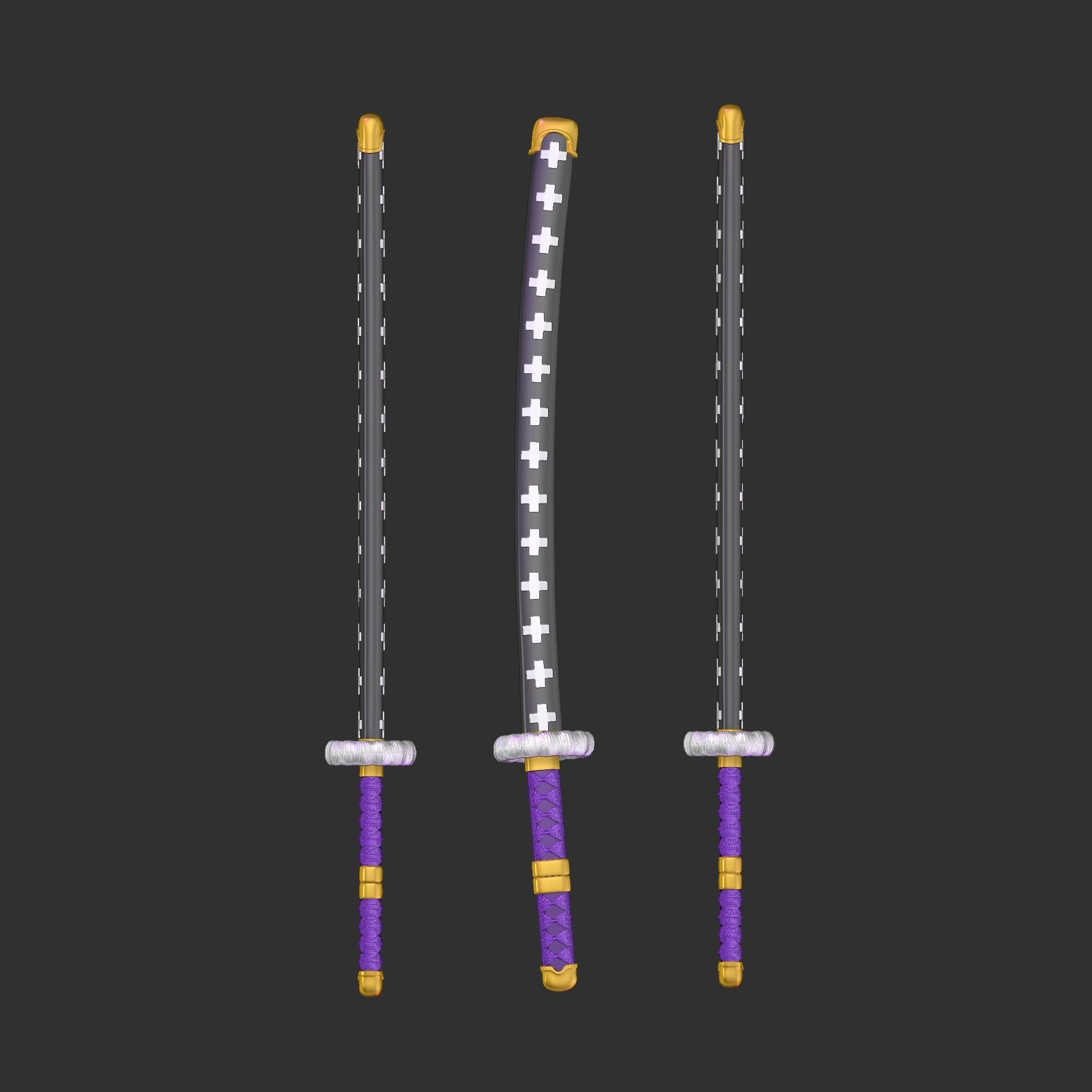 Kikoku Sword Trafalgar Law 3D print model_4