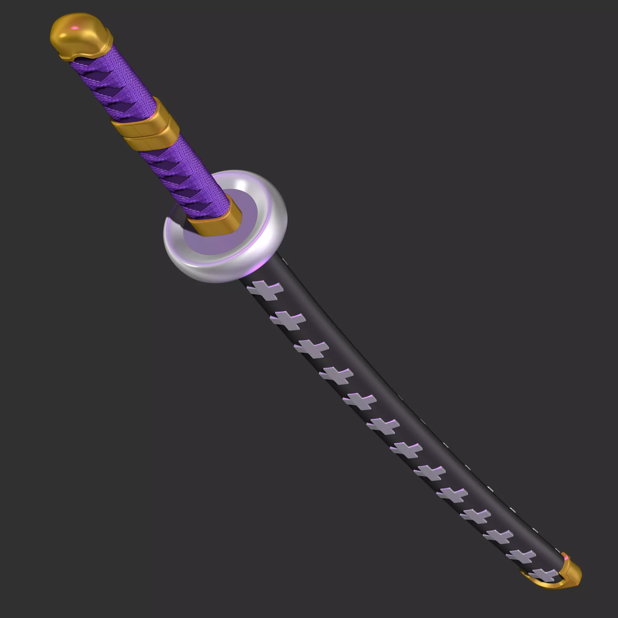 Kikoku Sword Trafalgar Law 3D print model_0