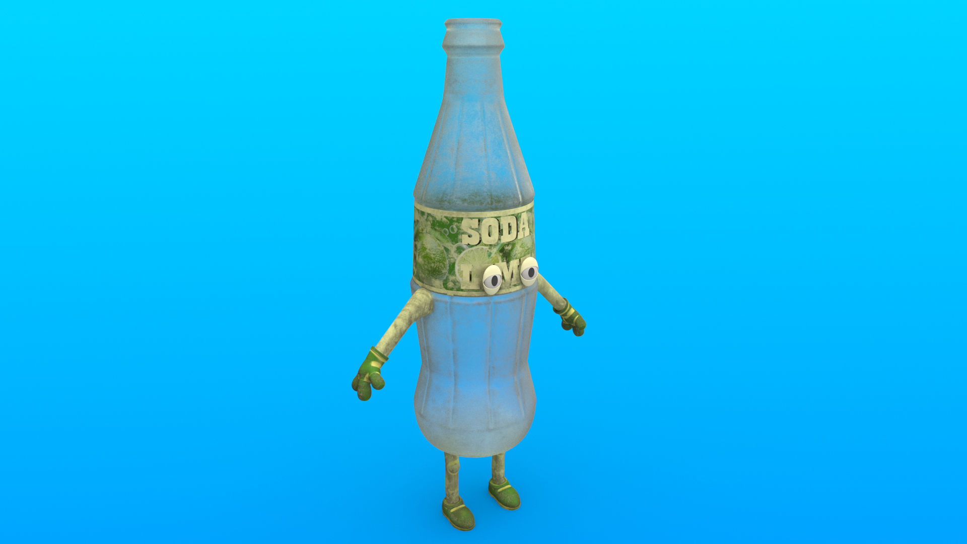 Cartoon Characters 3D model_2