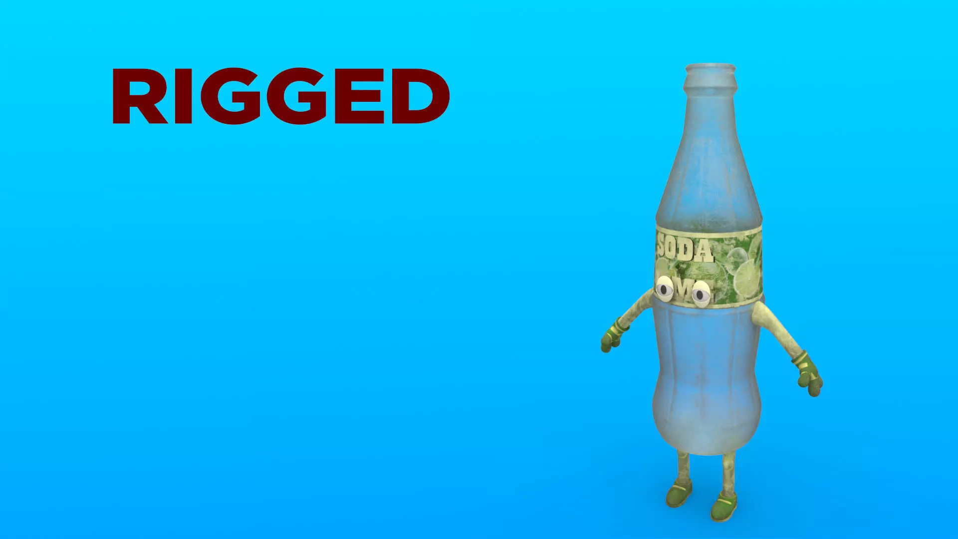 Cartoon Characters 3D model_0