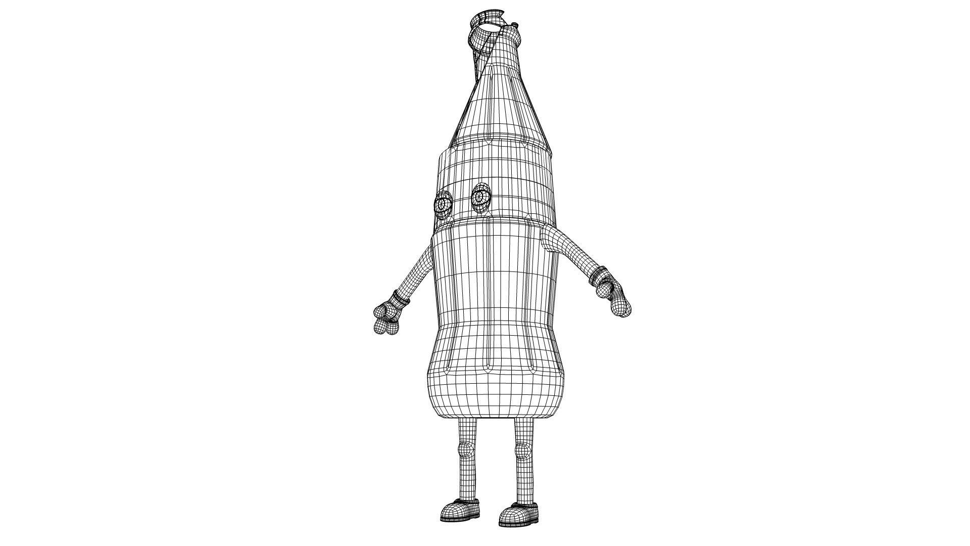 Cartoon Characters 3D model_10