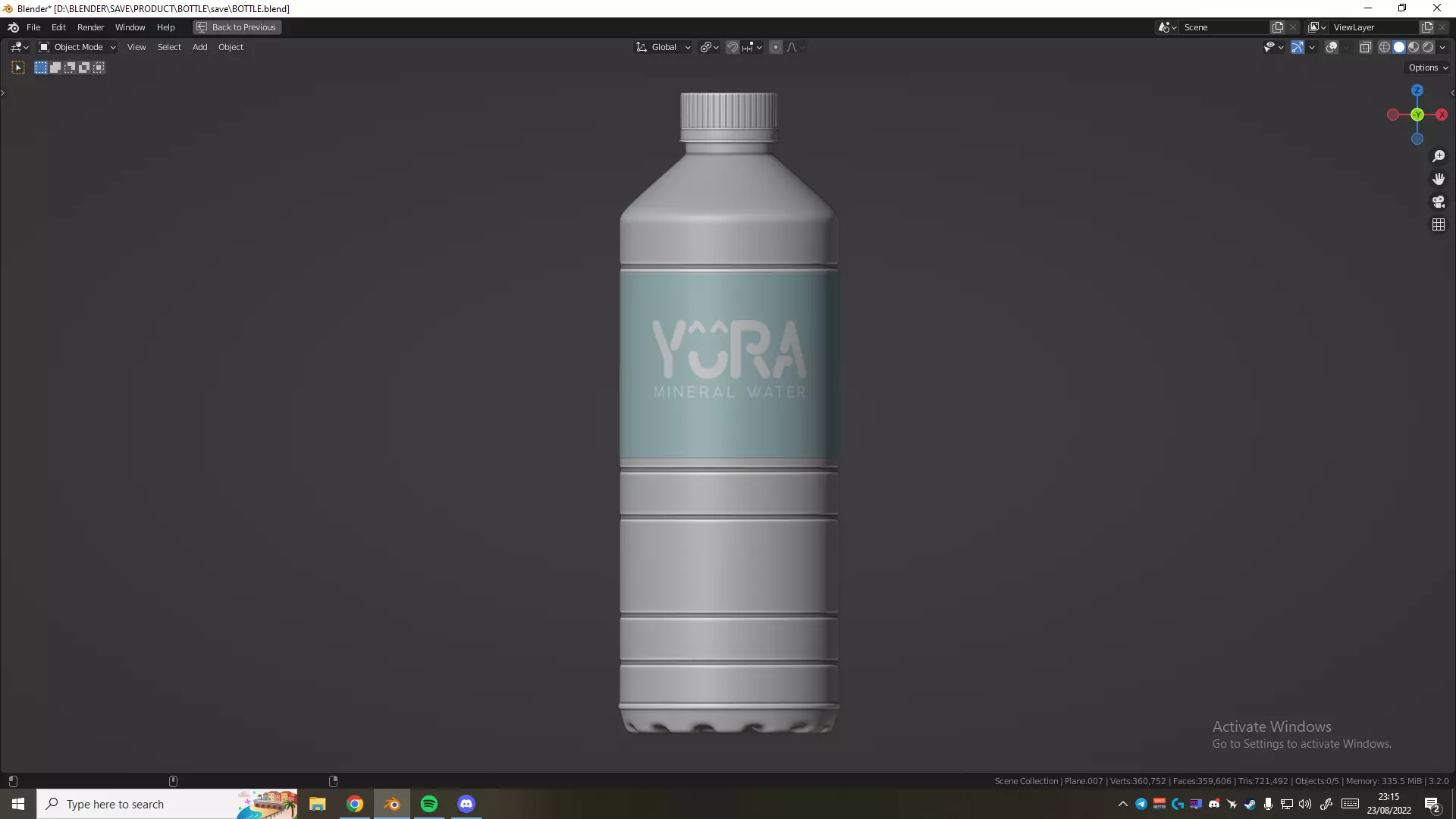 PRODUCT MOCKUP -1 Free 3D model