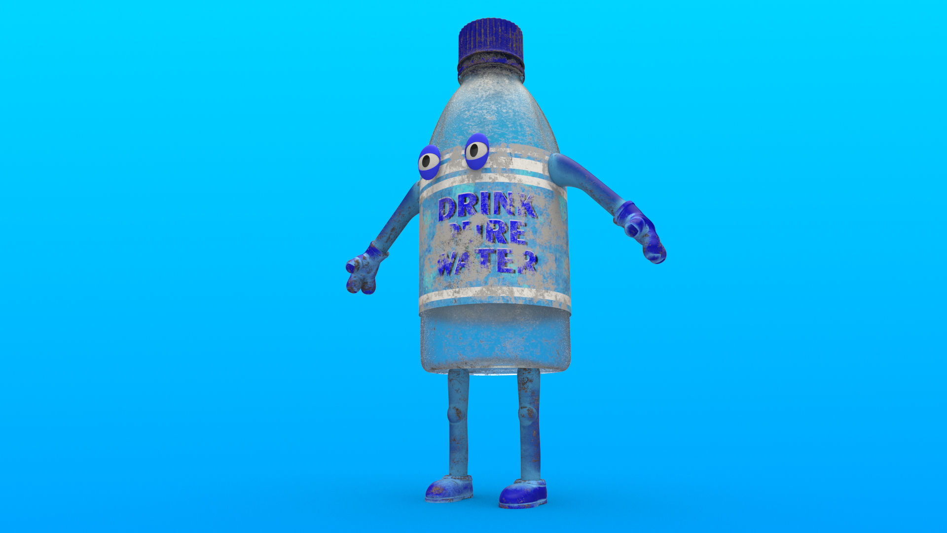 Cartoon Characters 3D model_2