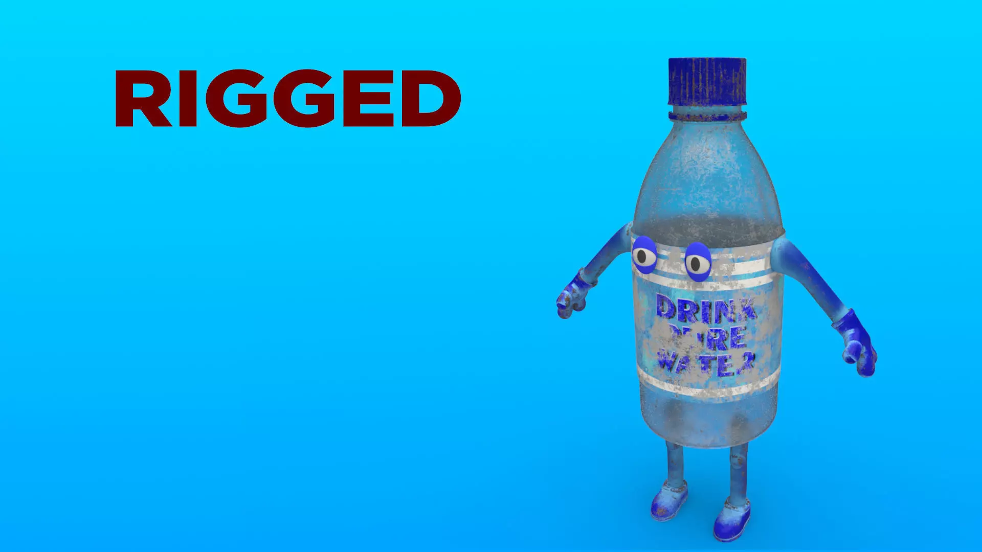 Cartoon Characters 3D model_0