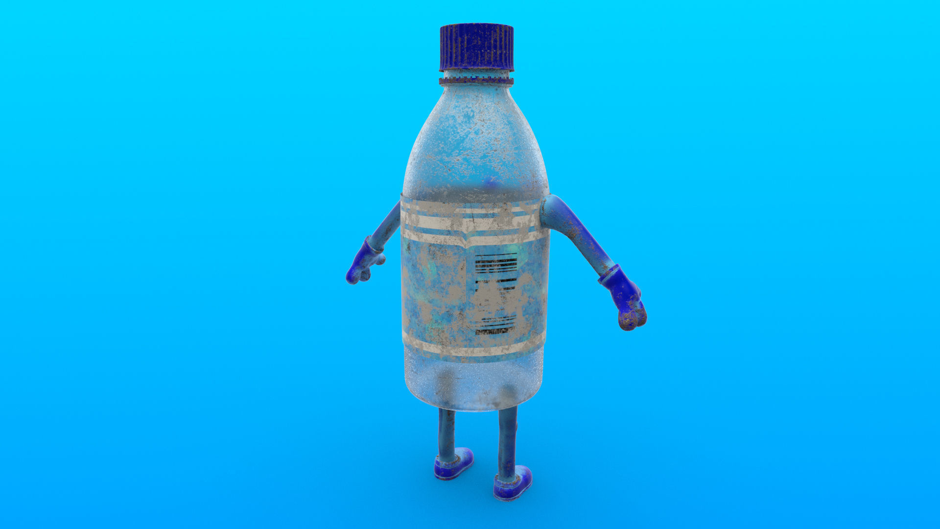 Cartoon Characters 3D model_3