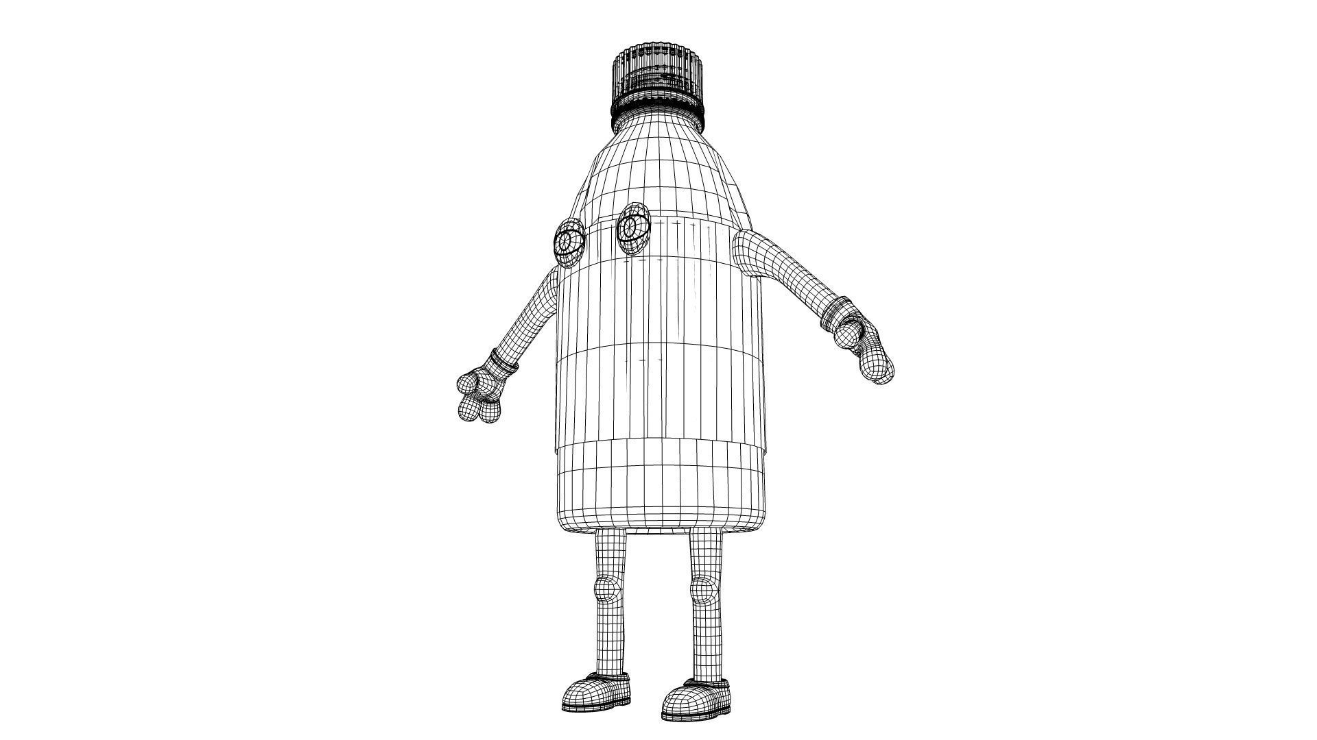 Cartoon Characters 3D model_9