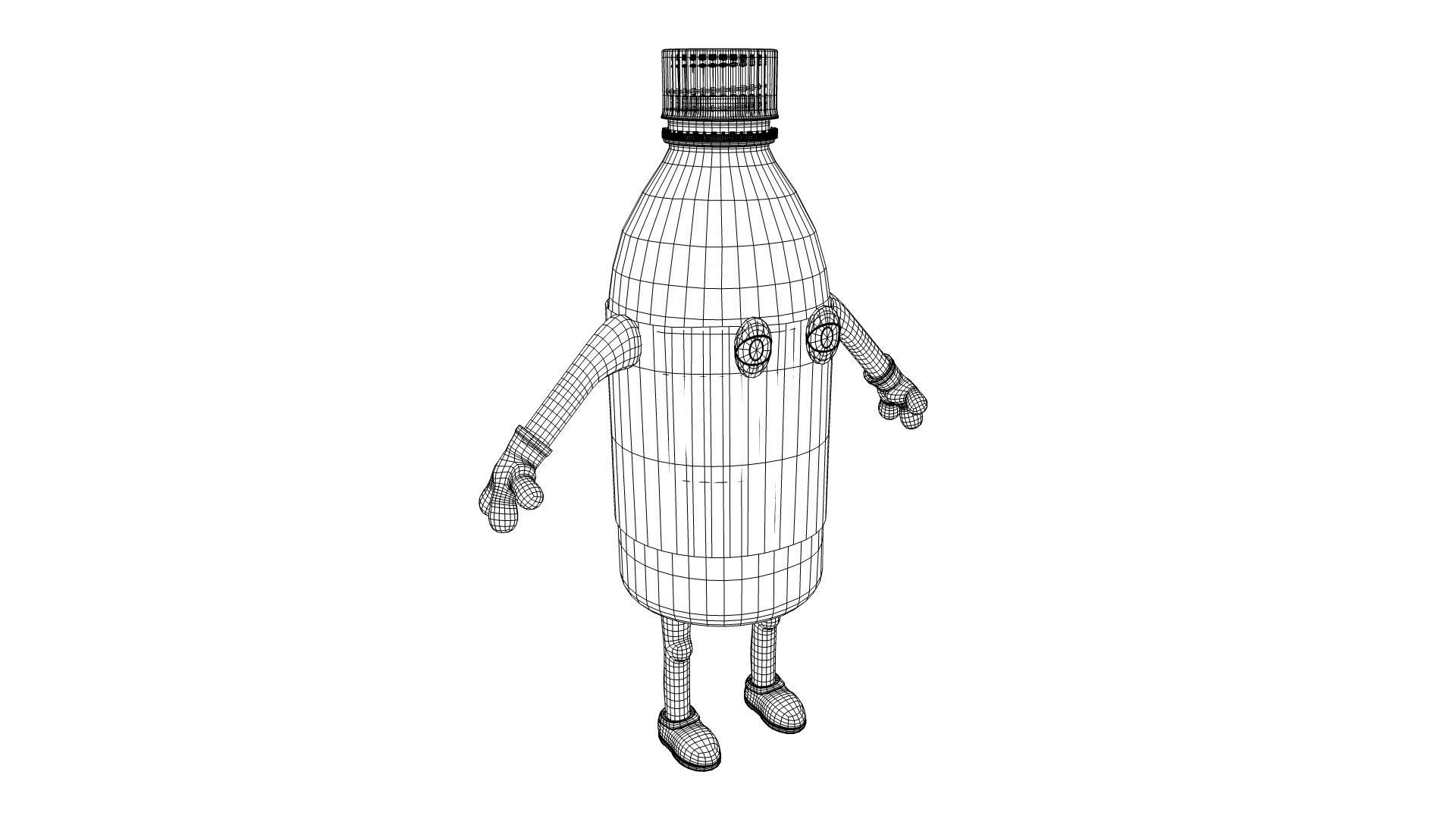 Cartoon Characters 3D model_8