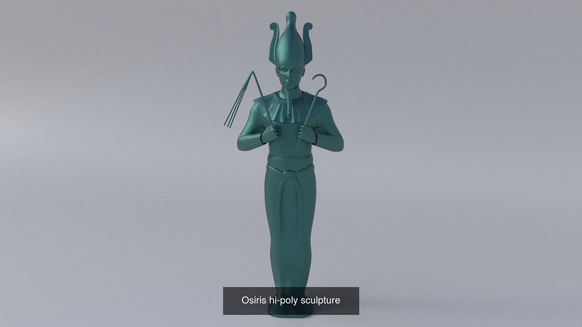 Ancient Egypt sculptures pack 3D Model Collection_11