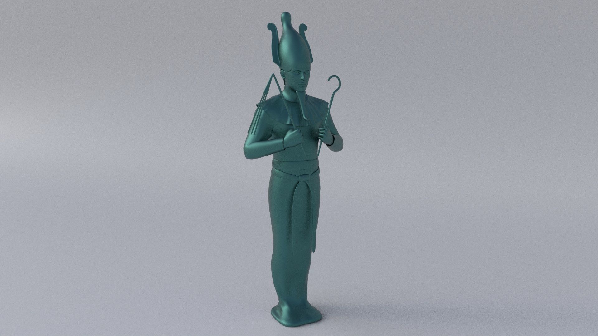 Ancient Egypt sculptures pack 3D Model Collection_12