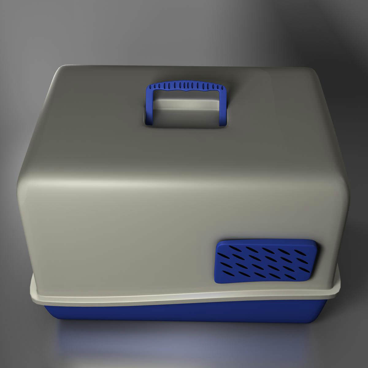 Toilet cat 3D model_5