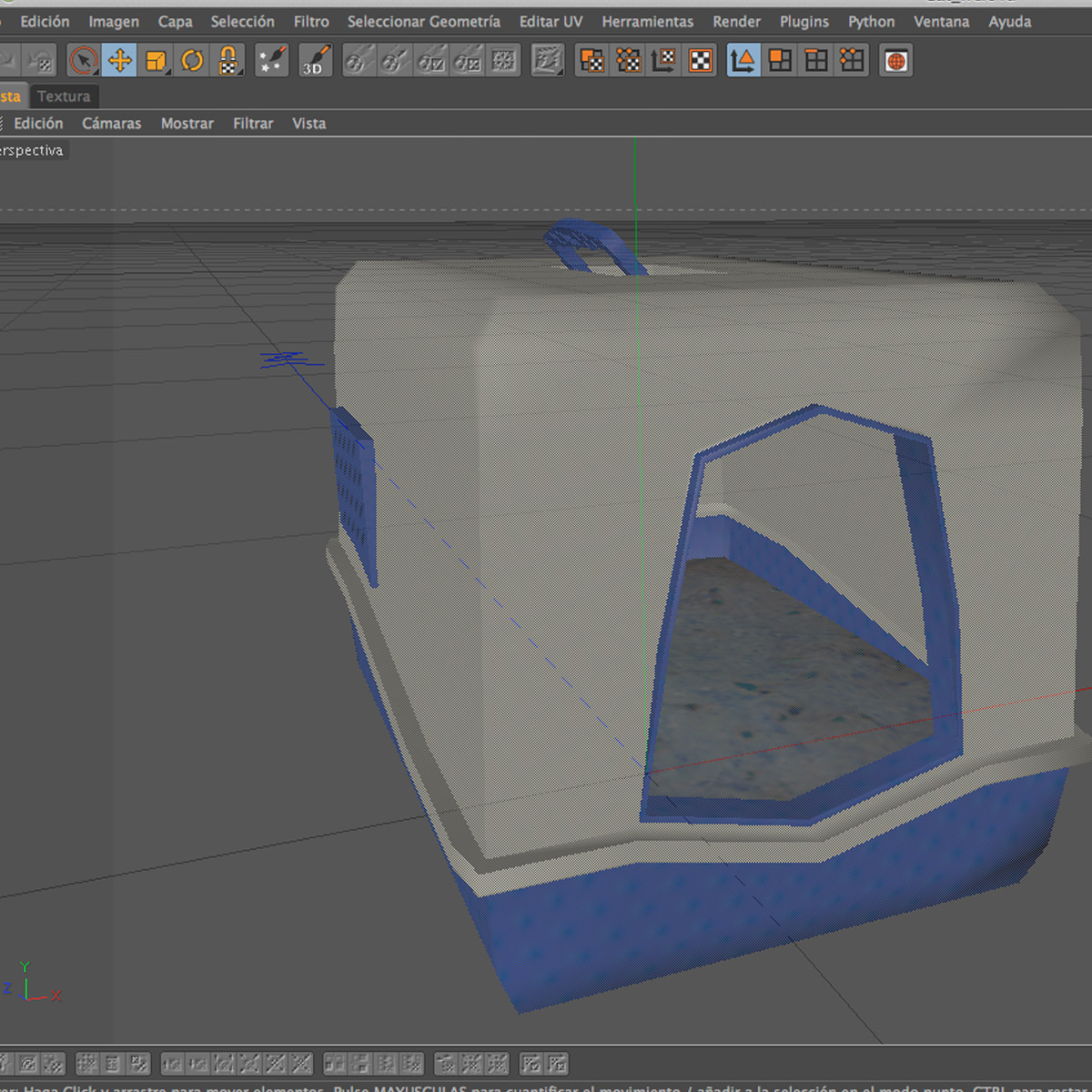 Toilet cat 3D model_14