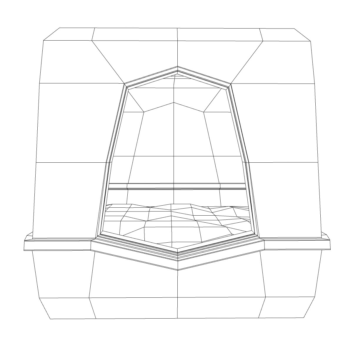 Toilet cat 3D model_7