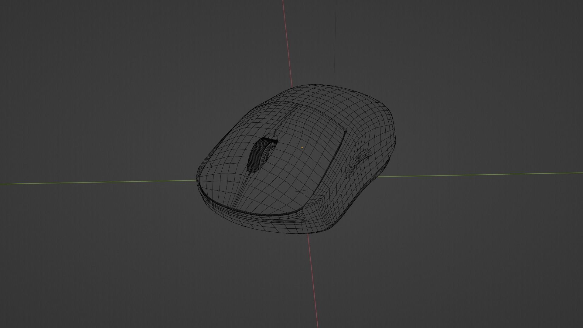 gaming mouse 7099 vertices 3D model_4