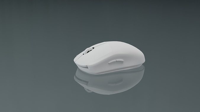 gaming mouse 7099 vertices 3D model