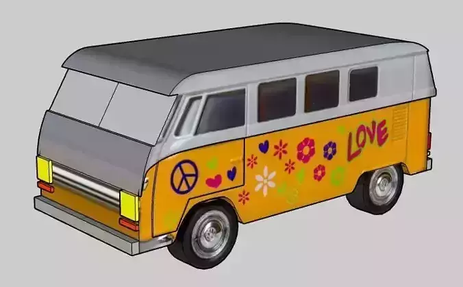 Van vehicle 3D model