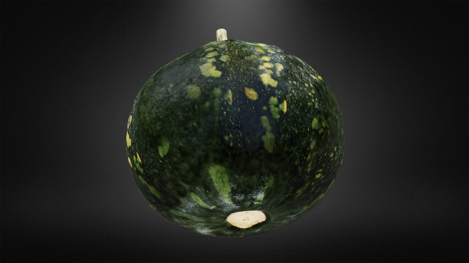 Squash Low-poly 3D model_3