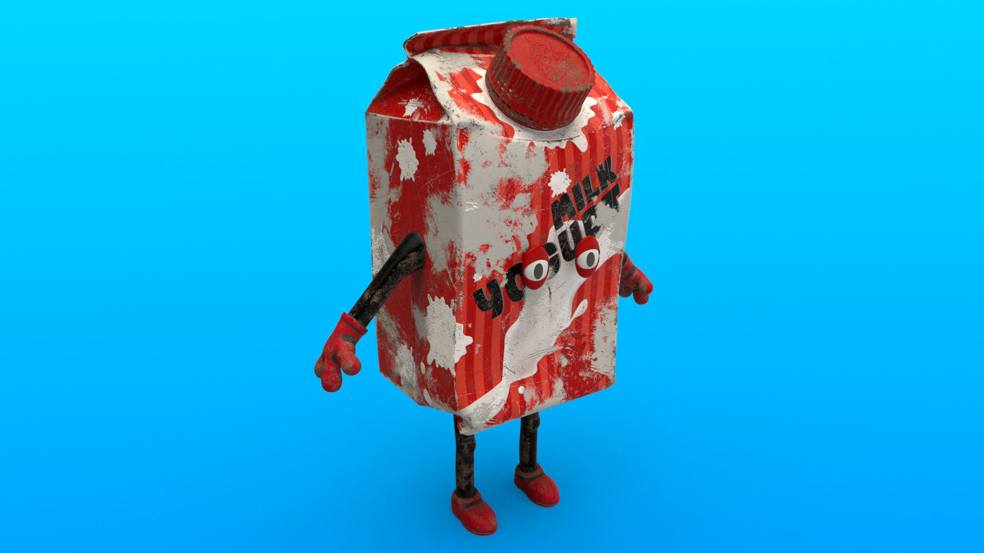 Cartoon Characters 3D model_2