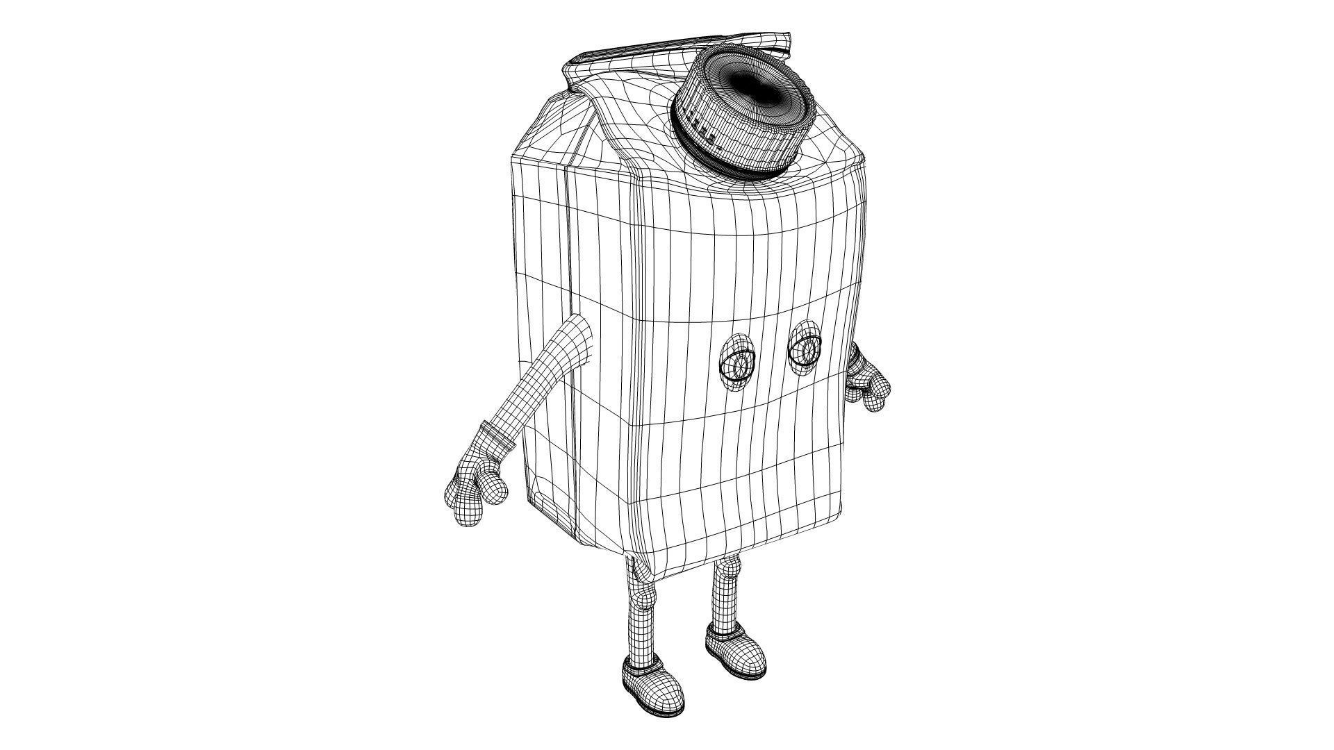 Cartoon Characters 3D model_9