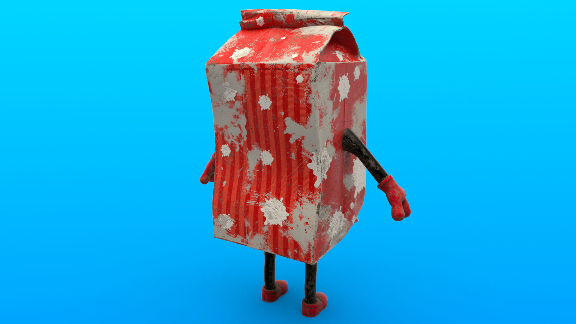 Cartoon Characters 3D model_4