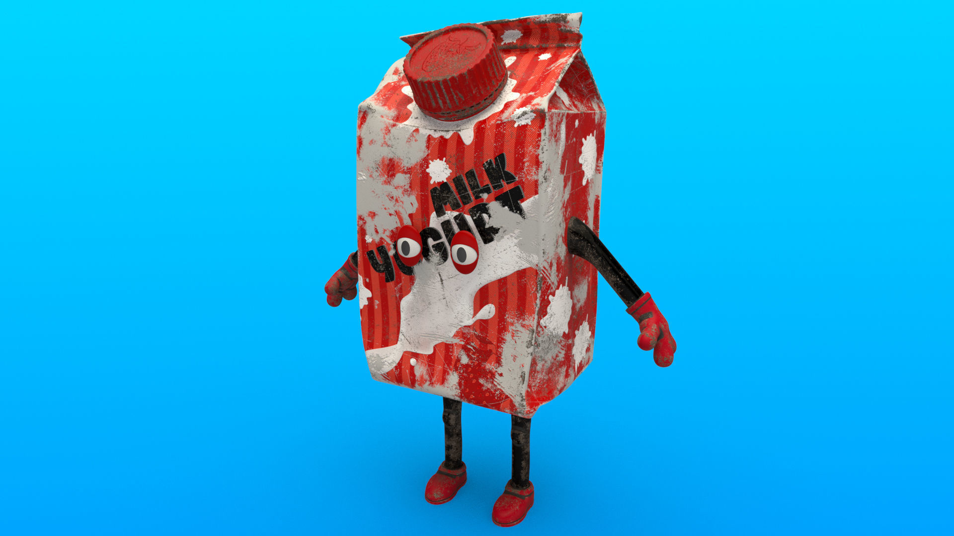 Cartoon Characters 3D model_7