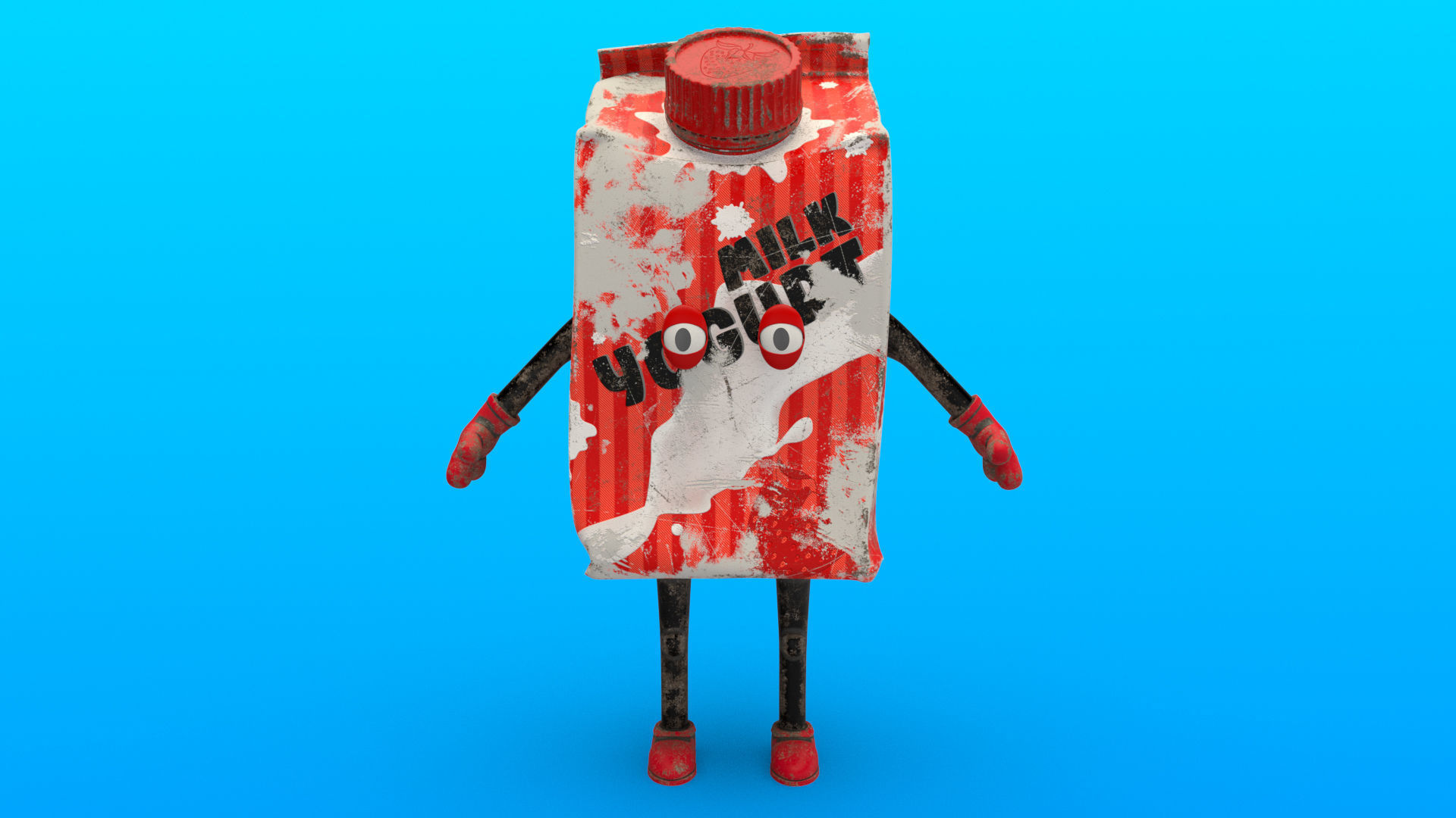 Cartoon Characters 3D model_6