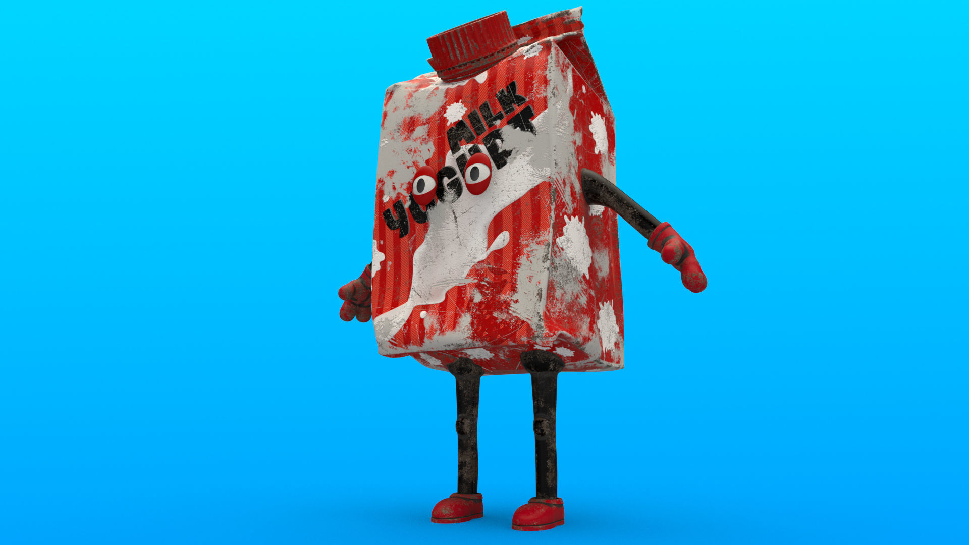 Cartoon Characters 3D model_3